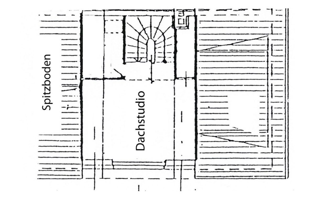 Grundriss Spitzboden