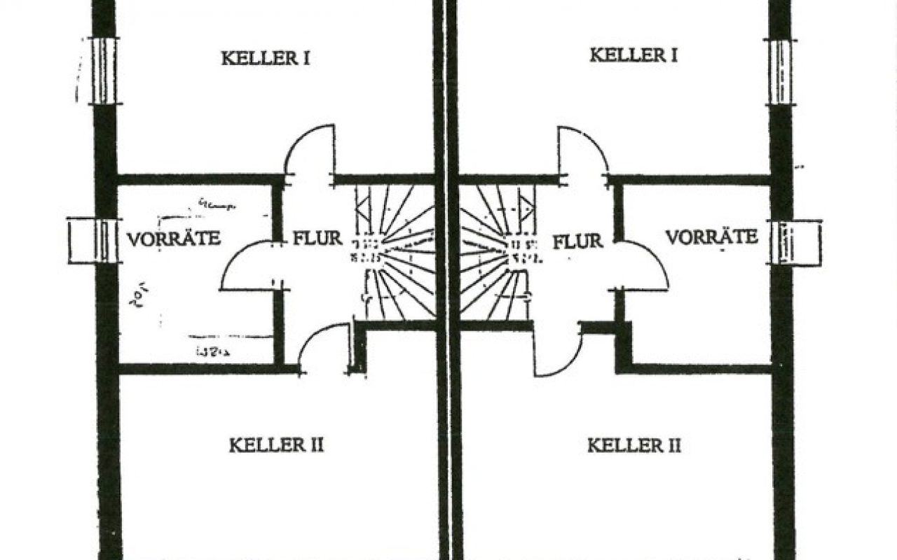 Grundriss Keller